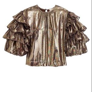 Marie Oliver Puff Sleeve Blouse